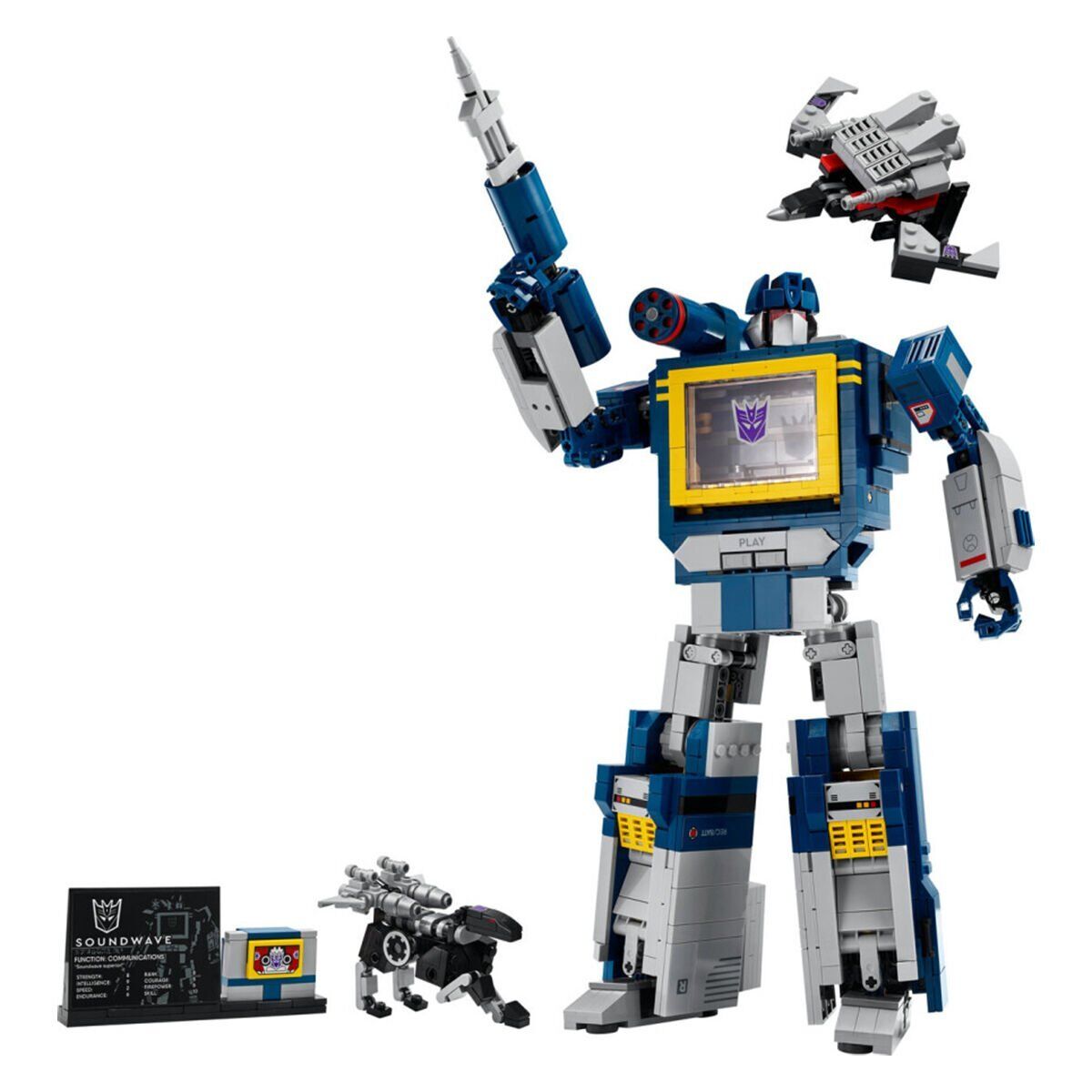 10358 Lego icons - Transformers: Soundwave 1505 parça +18 yaş