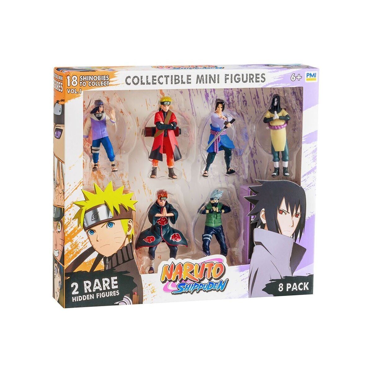 PMI NSH2070S NARUTO 8Lİ KOLEKSİYON FİGÜR SETİ ASORTİ