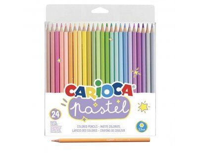 Carioca Pastel Renkli Kuru Boya Kalemi 24'lü