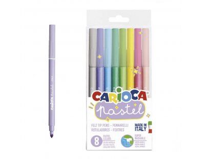 Carioca Pastel Süper Yıkanabilir Keçeli Boya Kalemi 8'li