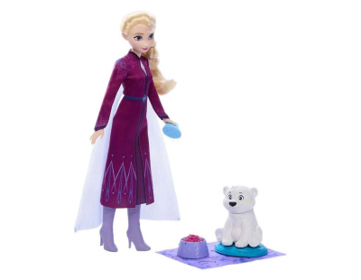 Disney Karlar Ülkesi Elsa Bebek ve Yavru Kutup Ayısı Figür Seti