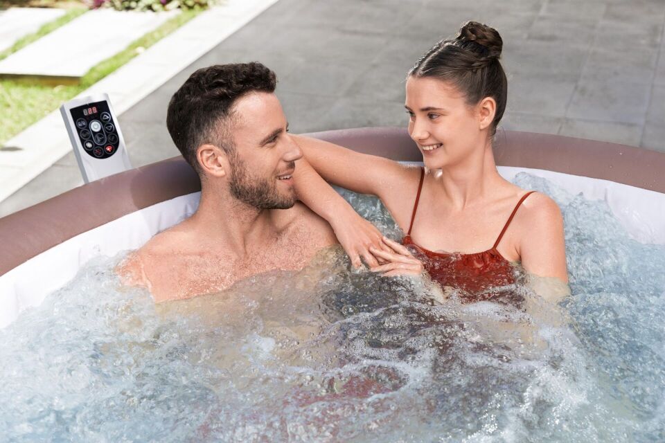 Lay-Z-Spa® 6001G  Hawaii Smart AirJet™ Enerji Tasarruflu Şişme Spa Havuzu, Mobil Uygulama Kontrollü, 4-6 kişilik