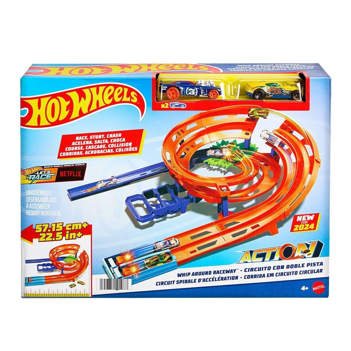 Hot Wheels İkili Yarış ve Akrobasi Pisti Oyun Seti HTK17