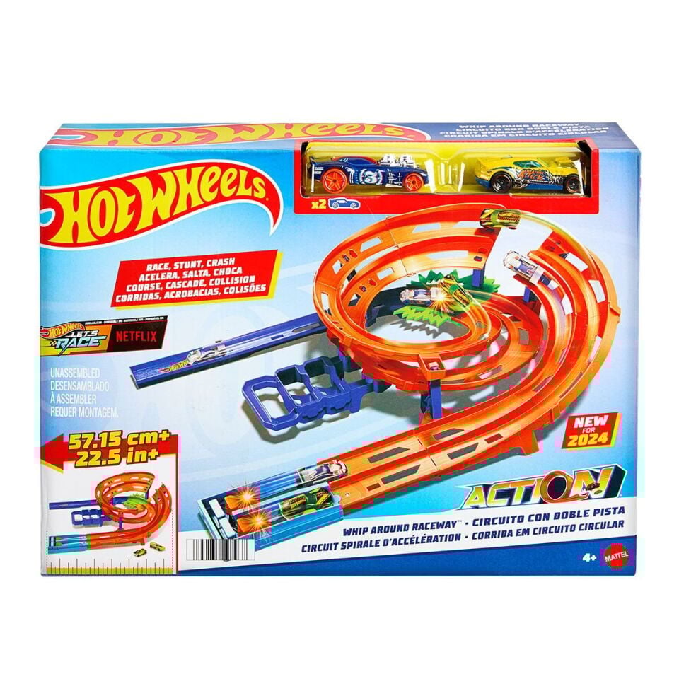 Hot Wheels İkili Yarış ve Akrobasi Pisti Oyun Seti HTK17