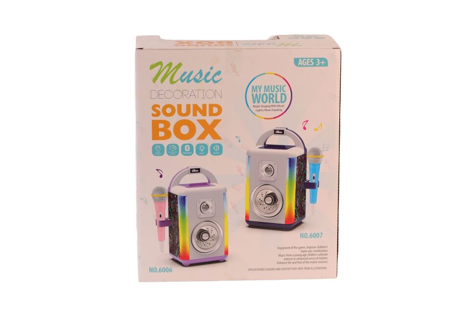 6006 KUTULU MİKROFONLU MÜZİK KUTUSU 12