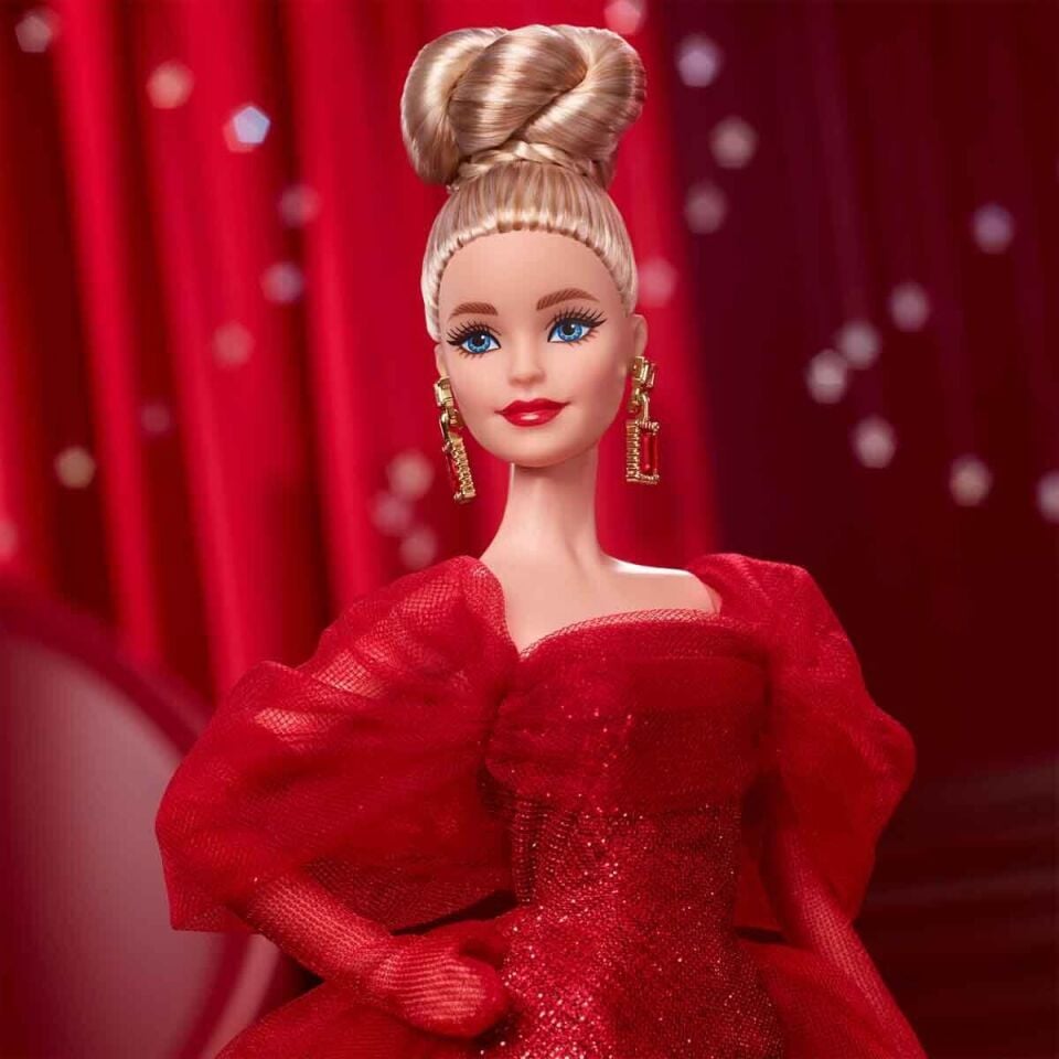 Barbie 80. Yıl Dönümü Koleksiyon Sarışın Bebek JBJ17