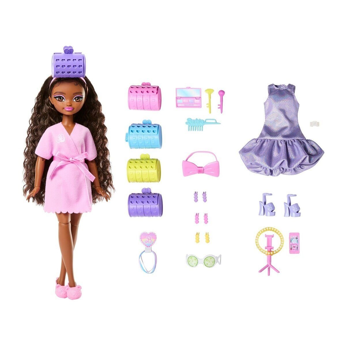 Barbie Dream Besties Brooklyn ile Akşam Eğlencesine Hazırlanma JGG39