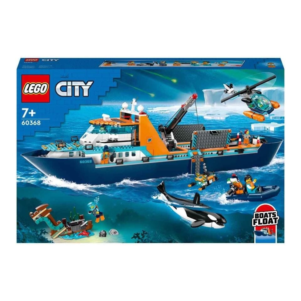 60368 LEGO® City - Kutup Keşif Gemisi 815 parça +7 yaş