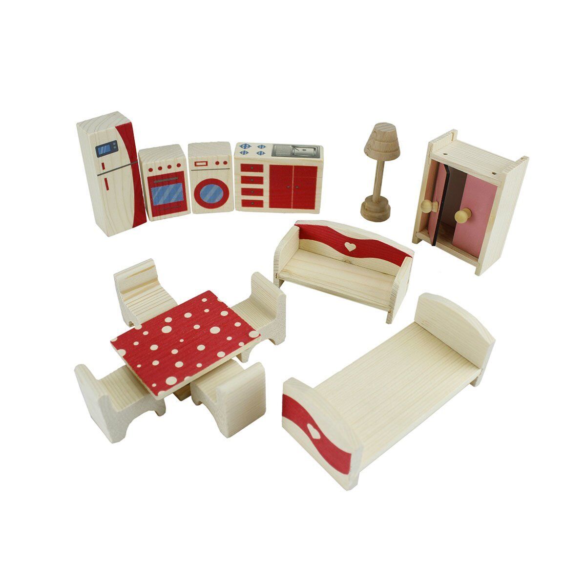 Toysilla Ahşap Boyalı Oyun Seti T3105