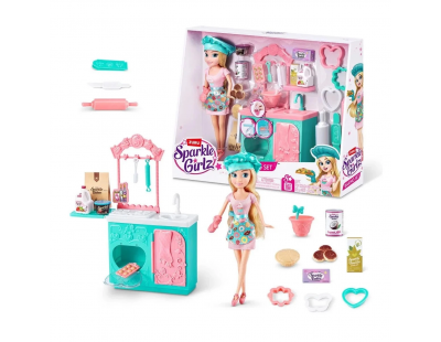 Sparkle Girlz Aşçı Bebek ve Oyun Seti 27cm