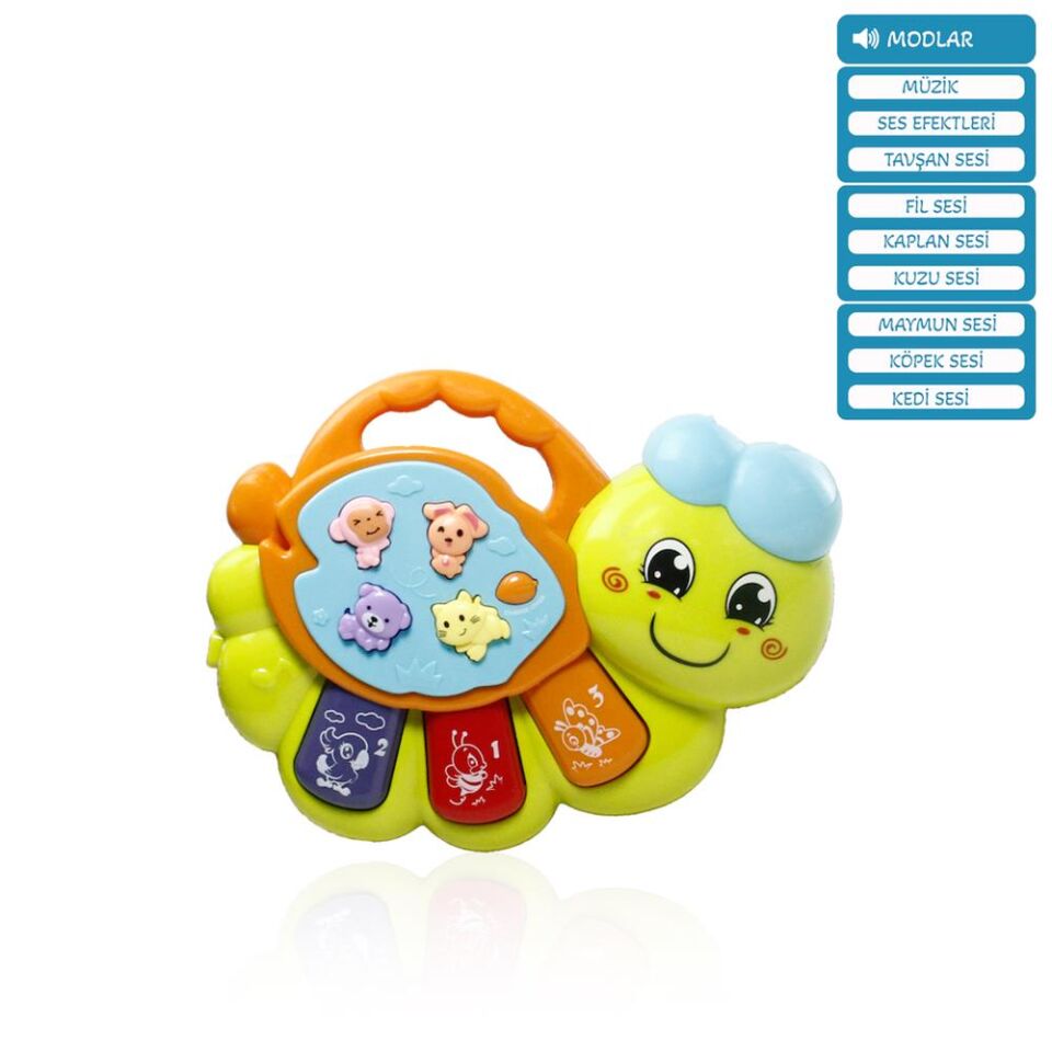 IŞIKLI VE MÜZİKLİ SOLUCAN BEBEK -VRD
