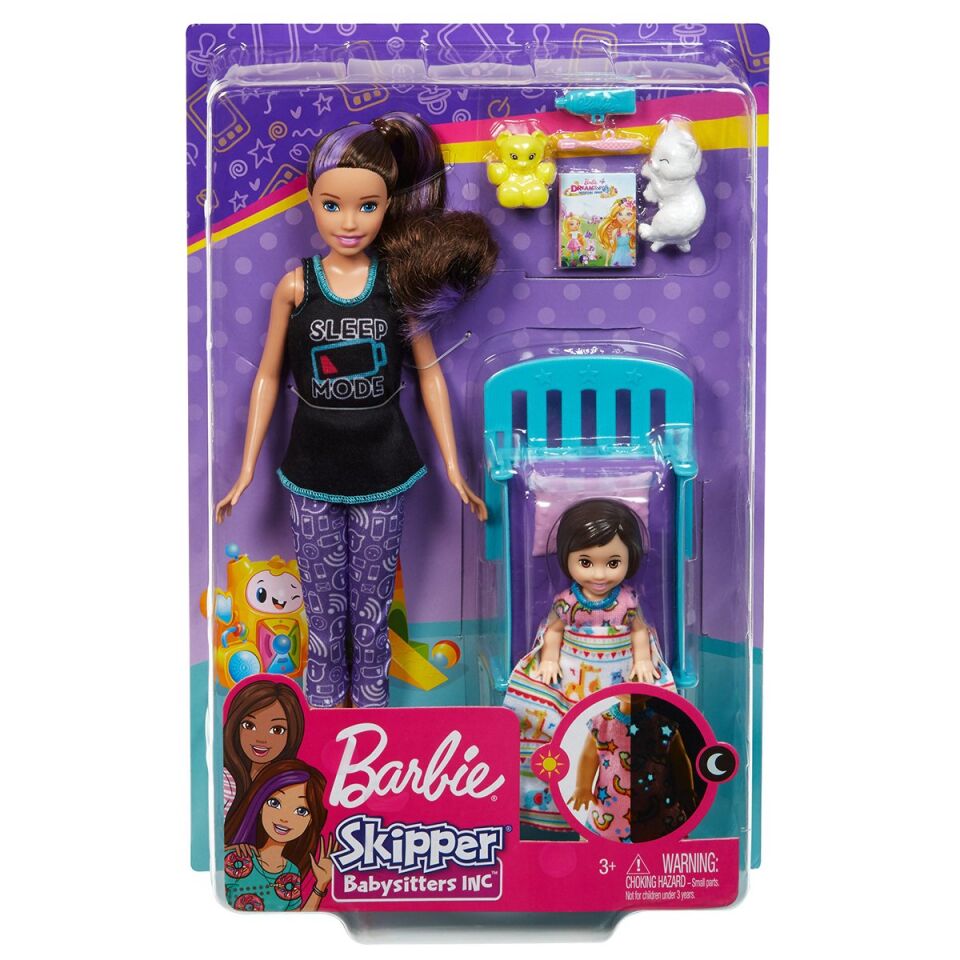 FHY97 Skipper Bebek Bakıcısı Bebeği ve Aksesuarları Oyun Seti