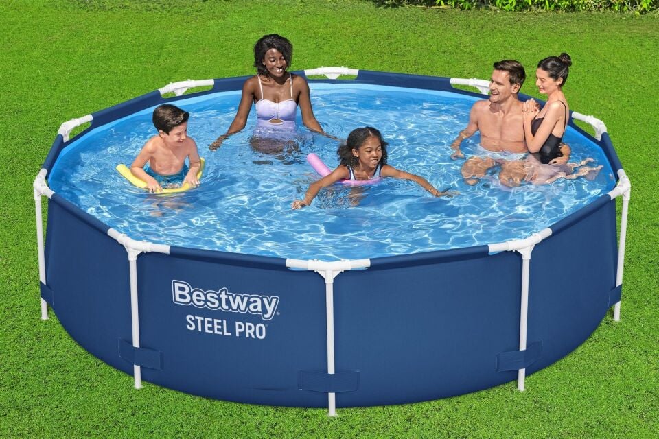 Bestway® 56677 Steel Pro™ Prefabrik Yerüstü Çember Havuz 3,05 m x 76 cm