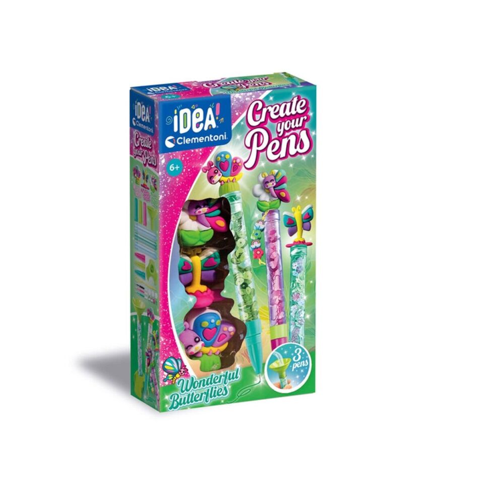 18873 Idea Clemetoni - Kalem Tasarım Seti - Kelebekler