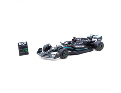Tarmac Works 1/64 Mercedes-AMG F1 W14 E Performance Spanish Grand Prix Tyre Testing 2023 Mick Schumacher