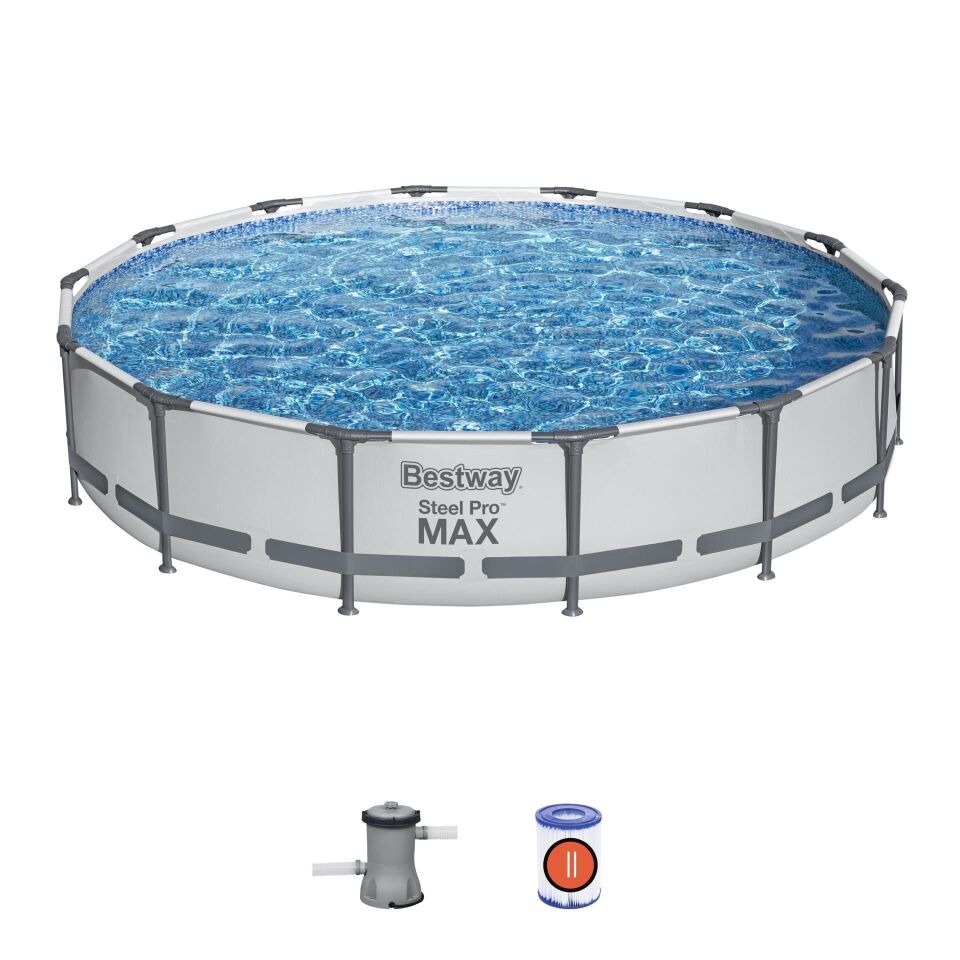 Bestway® 56595 Steel Pro MAX™ Prefabrik Yer Üstü Havuz Seti 4,27 m x 84 cm