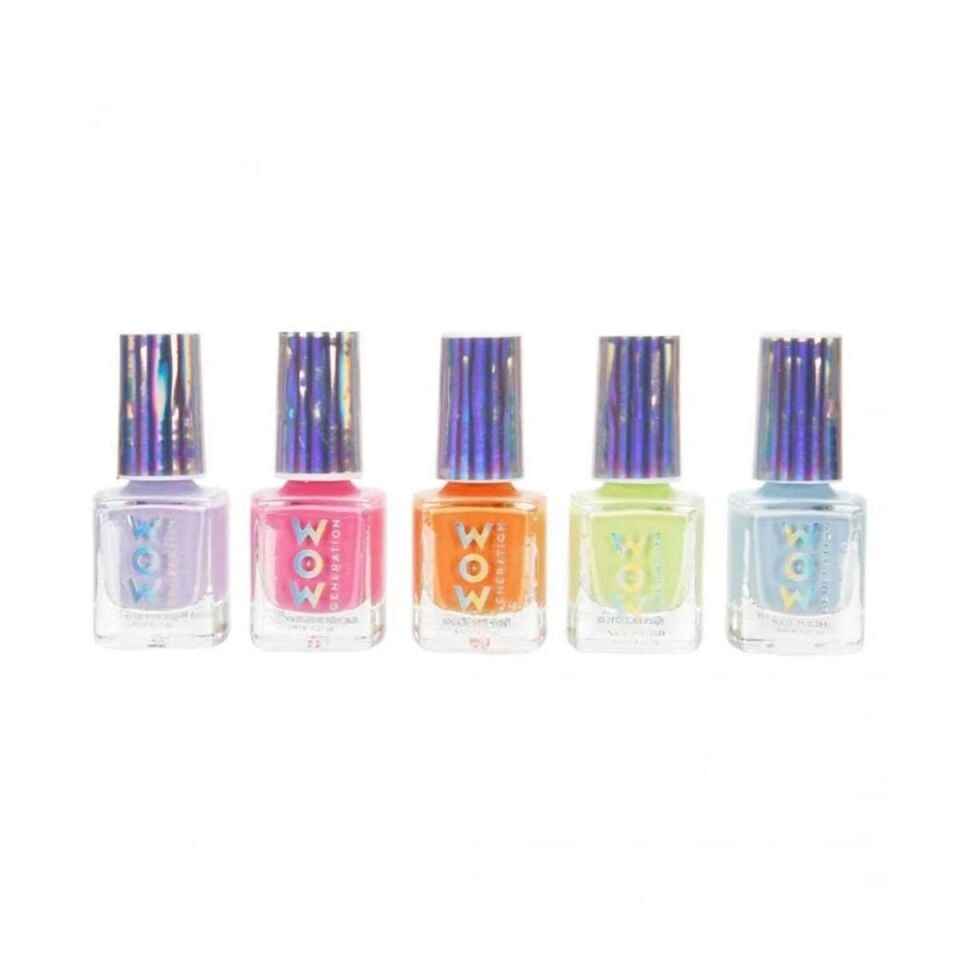S00088543 - WOW Generation Neon Renkli 5li Oje Seti