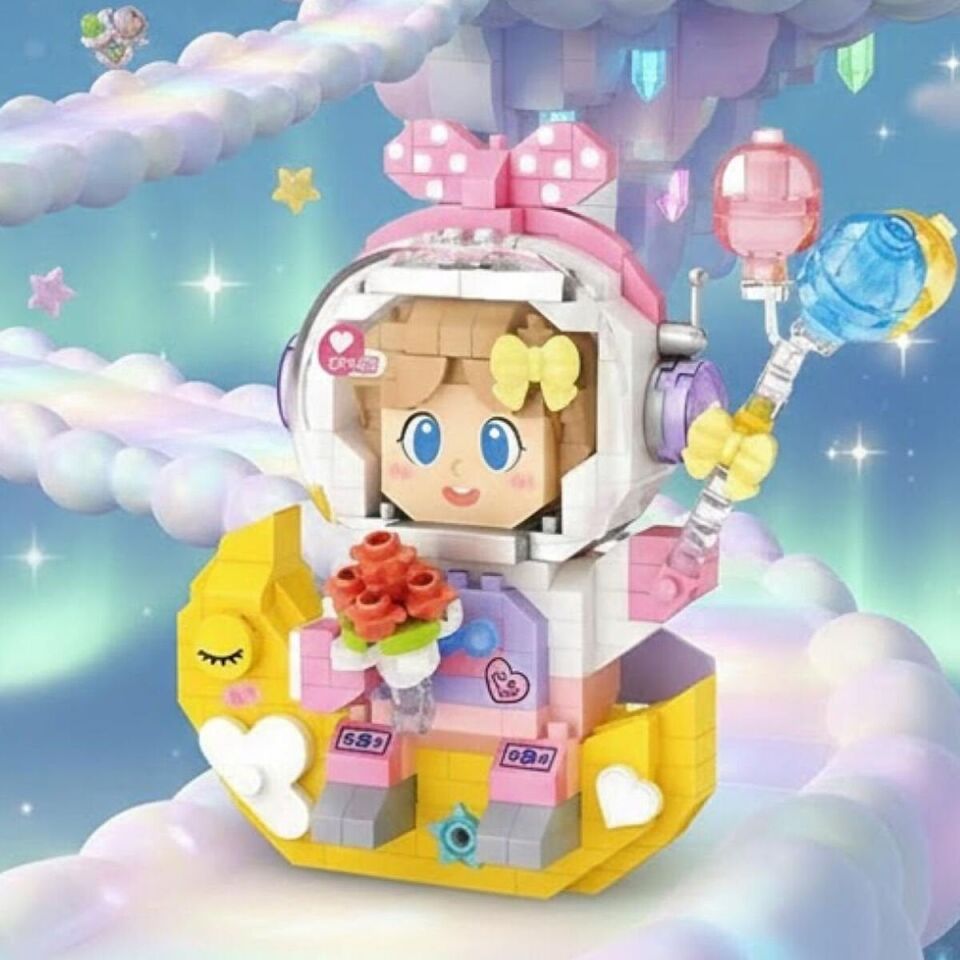 LZ-8828 LOZ KIZ ASTRONOT 410 PARÇA BLOCK OYUNCAK