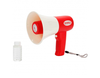 2in1 Işıklı Bubble Sun Megafonlu Köpük Tabancası