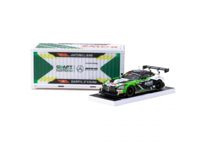 Tarmac Works 1/64 Mercedes-AMG GT3 GT World Challenge Asia 2025 - Beijing Season Finale Craft-Bamboo Racing #77 with Container