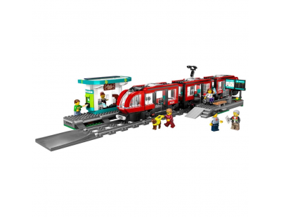 LEGO City Şehir Merkezi Tramvay İstasyonu 60423