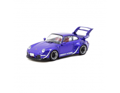 Tarmac Works 1/64 RWB 993 ARMY GIRL Blue