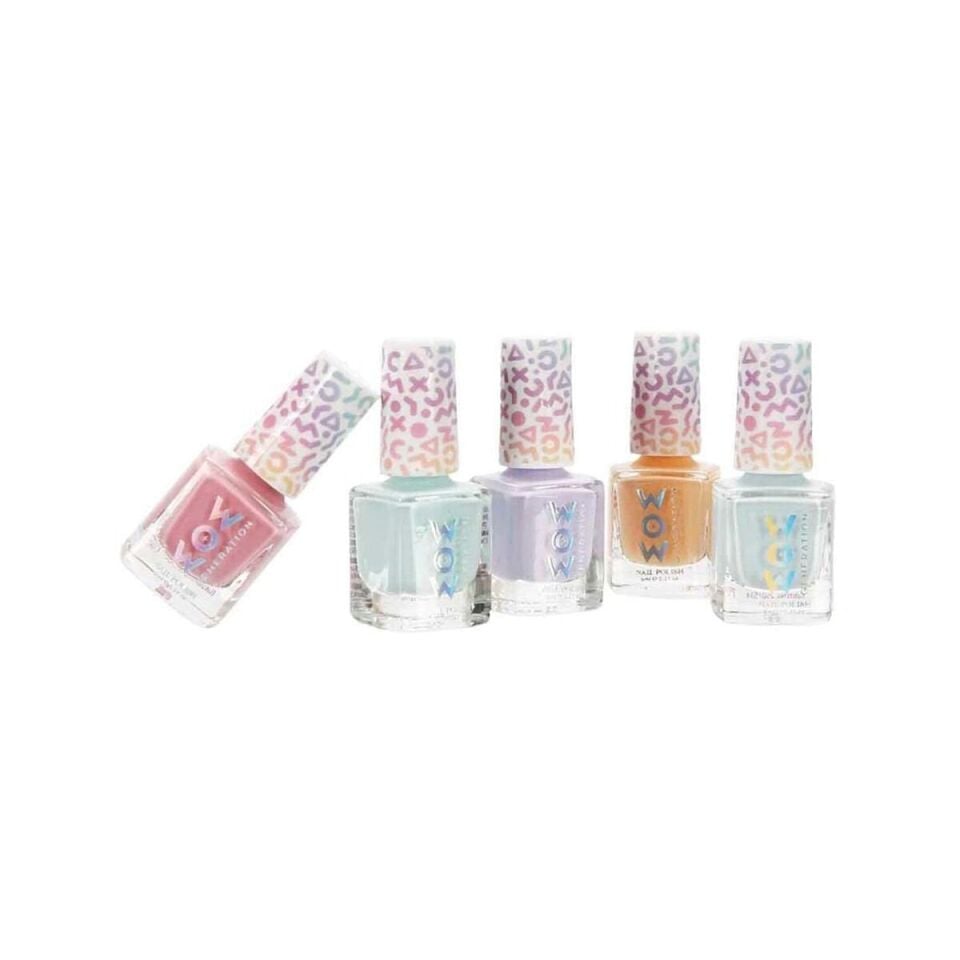 S00086712 - WOW Generation Pastel Renkli 5li Oje Seti