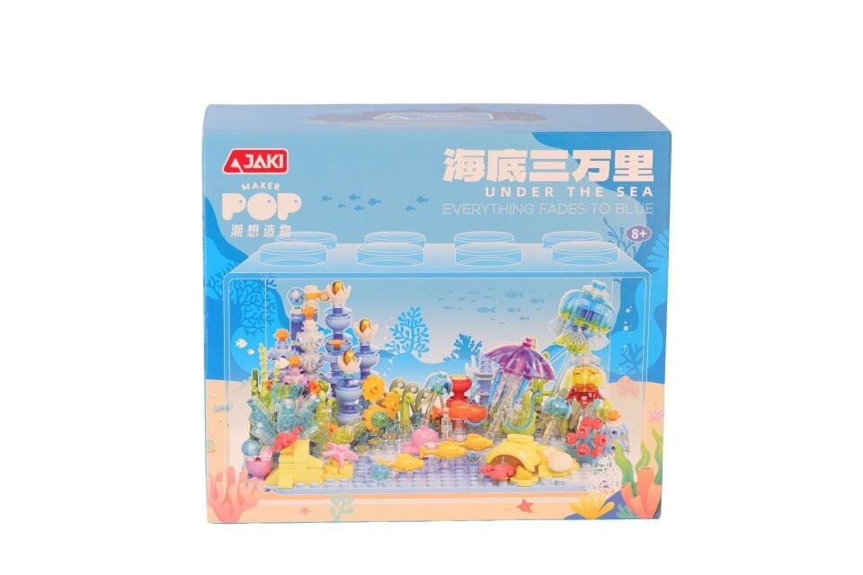 JK8311 JAKİ AKVARYUM 597 PARÇA BLOCK OYUNCAK