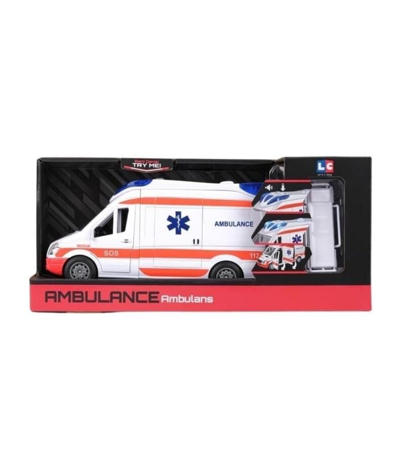 LC-31358 LETS DRİVE SESLİ/IŞIKLI AMBULANS -ENF