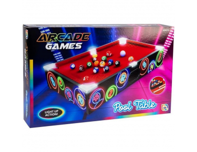 LEDli Masaüstü Bilardo 50x30 cm