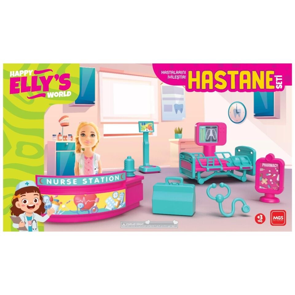 ENF-39184 ELLYS WORLD HASTANE SETİ OYUNCAK BEBEK