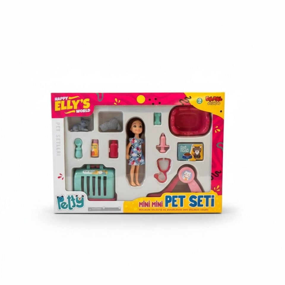 ENF-39188 ELLYS WORLD PET SET KAYDIRAK/SALINCAK OYUNCAK BEBEK