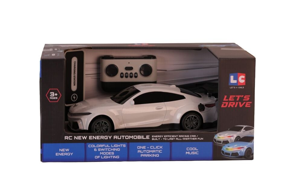 LC-31212 LETS RİDE UK 1 16 RENKLİ IŞIKLI ARABA ŞARJ İSTASYONLU