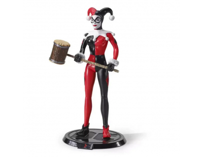 Noble Collection- Bendyfigs DC Harley Quinn- Jester