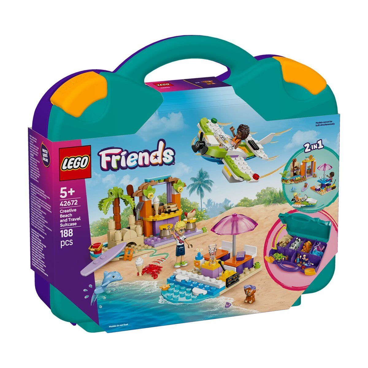Lego 42672 Friends Yaratıcı Plaj ve Seyahat Bavulu