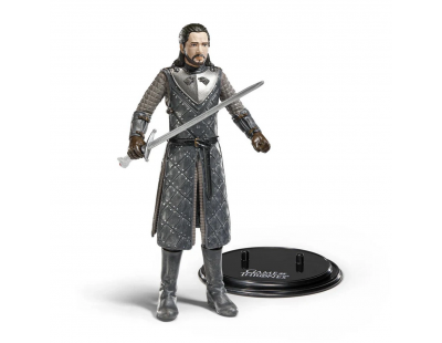Noble Collection- Bendyfigs Game of Thrones- John Snow