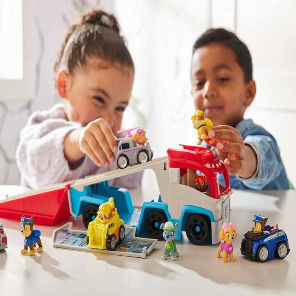 42988 SUN-SPM-FİGÜR SET PAW PATROL PUP SQUAD 1FGR ARAÇ