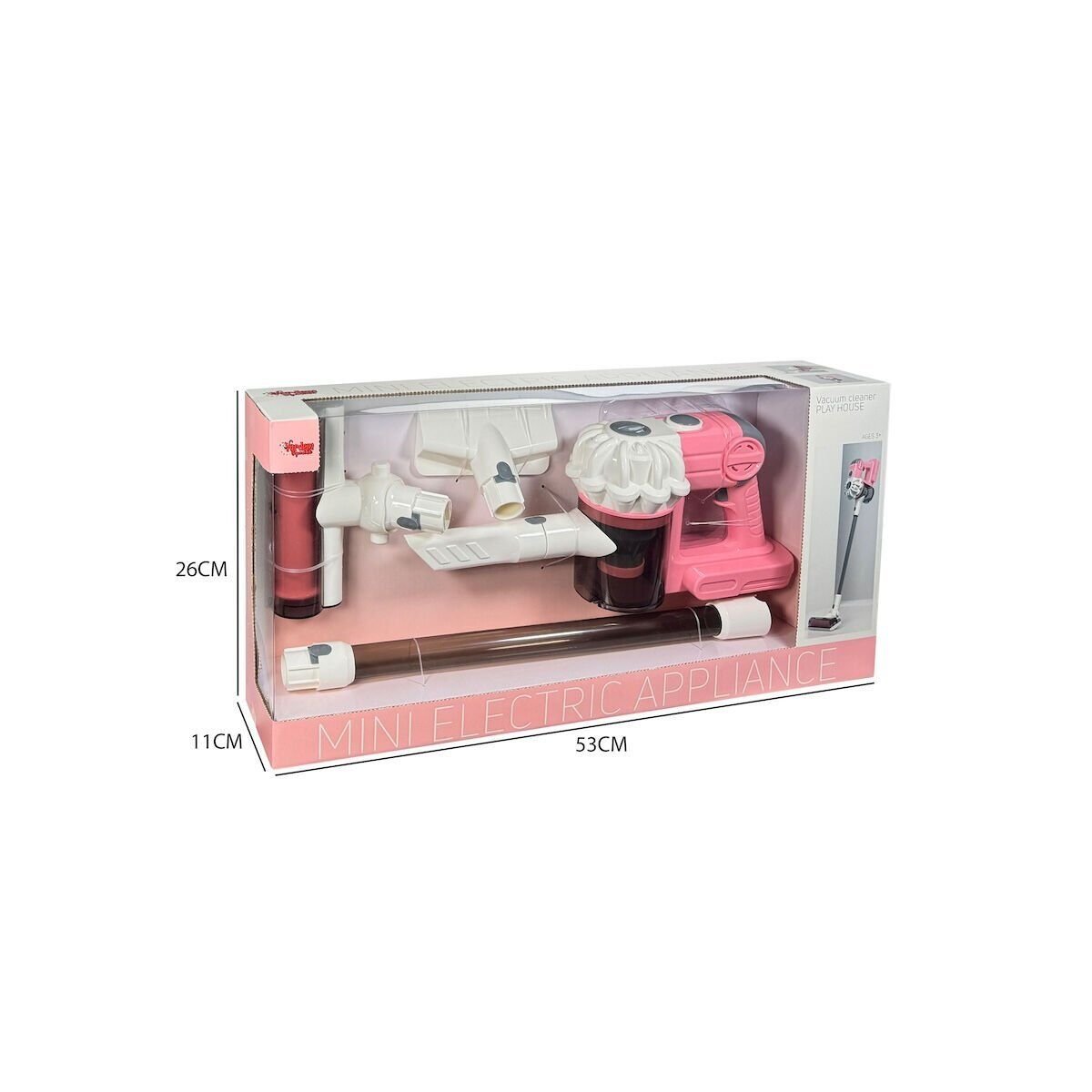 Vardem Pembe Elektrikli Oyuncak Dikey Süpürge LS8803C