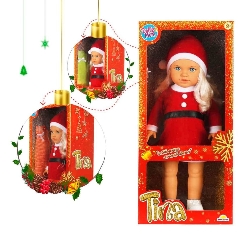 5574 SUN-SABC-DZM-BEBEK TİNA YILBAŞI 45CM 2R