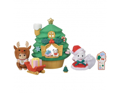 Sylvanian Families Bebek Noel Baba nın Yılbaşı Ağacı Evi