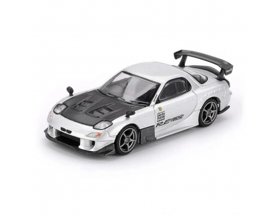 Mini GT 1/64 Mazda RX-7 RE-Amemiya Silver Metallic