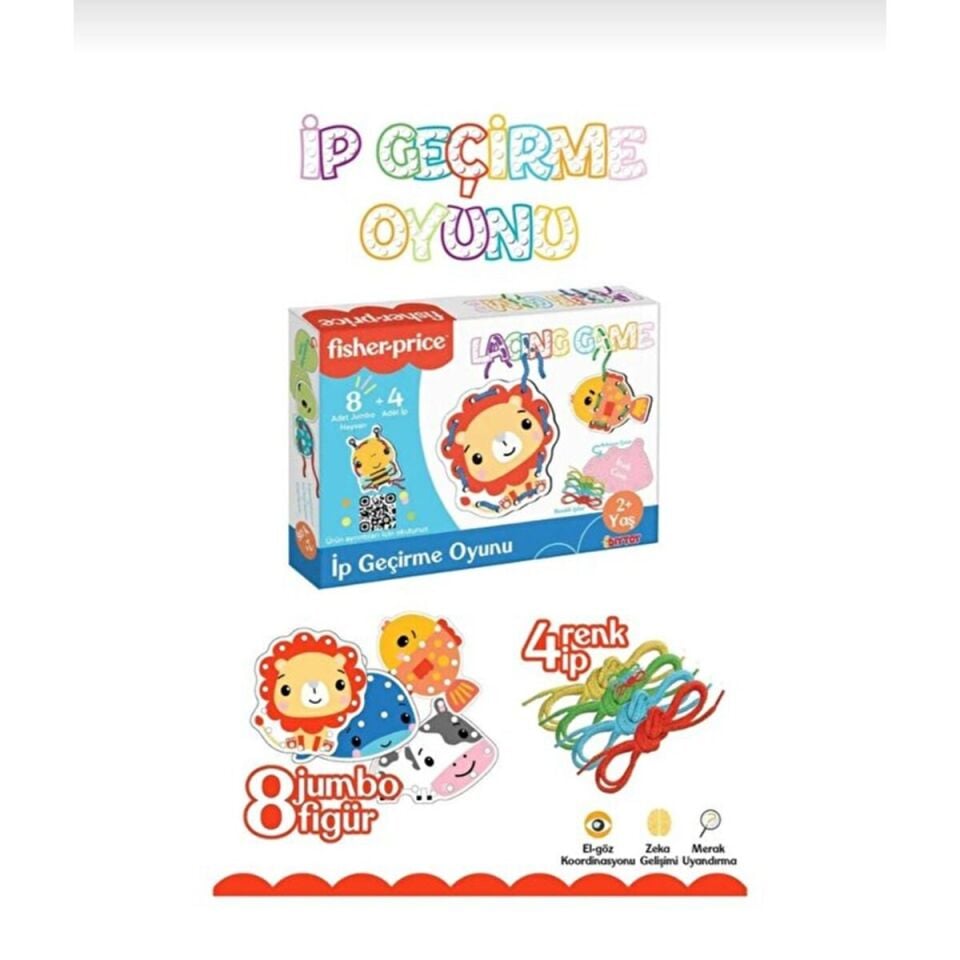 FP2748 FISHER PRICE İP GEÇİRME OYUNUC LACING GAME