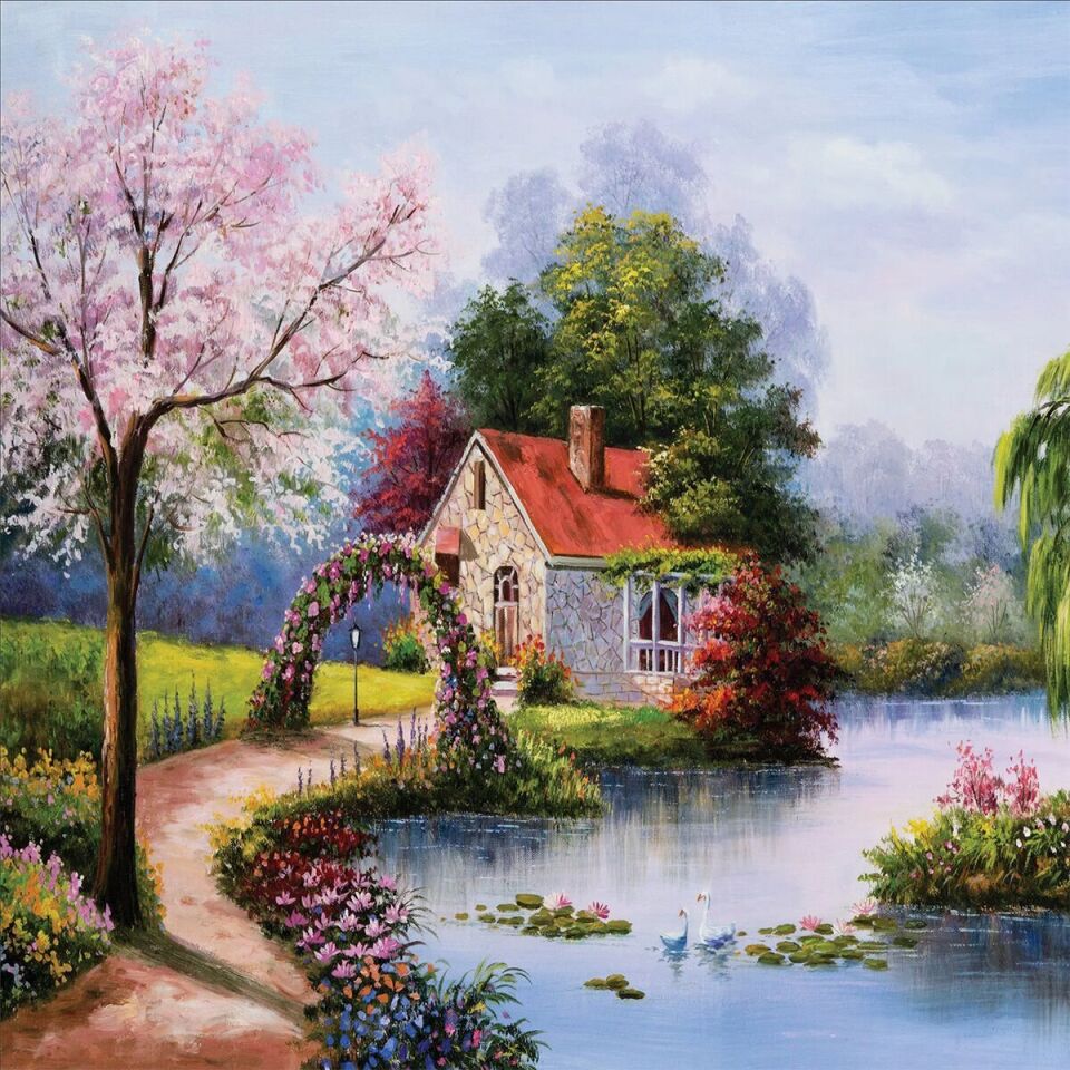 20782 PUZZLE 1000 LAKE HOUSE
