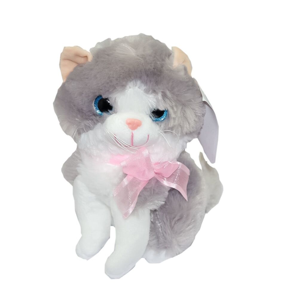 KZL-2208001 Ayakta Miyavlayan Kedi 3 Renk - Kızılkaya Oyuncak