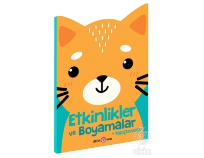 Etkinlikler ve Boyamalar + Yapıştırmalar (Kedicik)