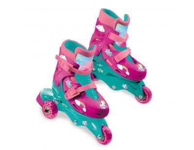 Unicorn Desenli Inline 3 Tekerlekli Paten