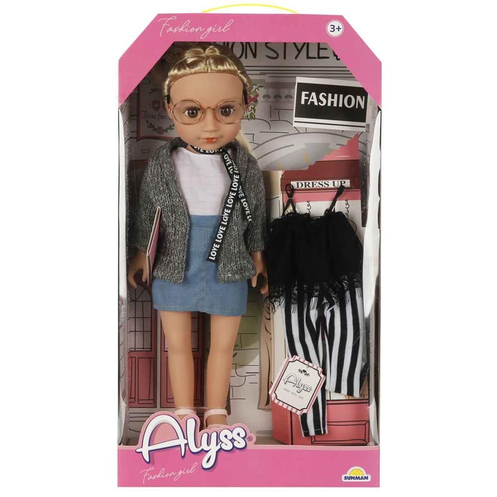 S00004286 ALYSS GÜNLÜK KIYAFET MODA BEBEKLERİ -SUN