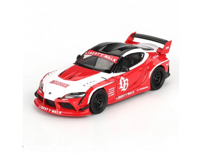 Mini GT 1/64 LB-WORKS Toyota GR Supra Red/White