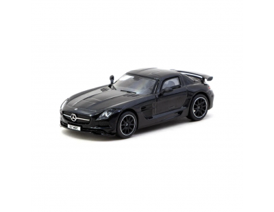 Tarmac Works 1/64 Mercedes-Benz SLS AMG Coupé Black Series Black Metallic - Singapore Special Edition