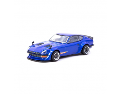 Tarmac Works 1/64 Nissan Fairlady Z S30 Widebody Blue - Designed by Jon Sibal